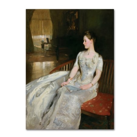 John Singer Sargent 'Mrs Cecil Wade' Canvas Art,14x19